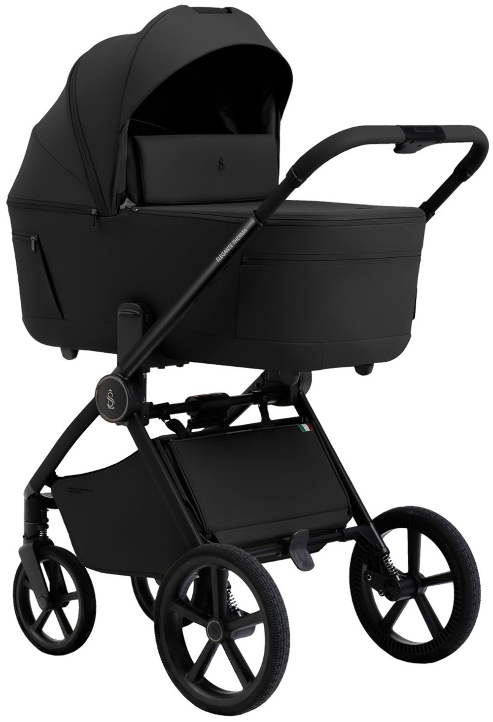 Коляска 3 в 1 Sweet Baby SBL Elegante Therma Colore + автокресло Premier Black Black
