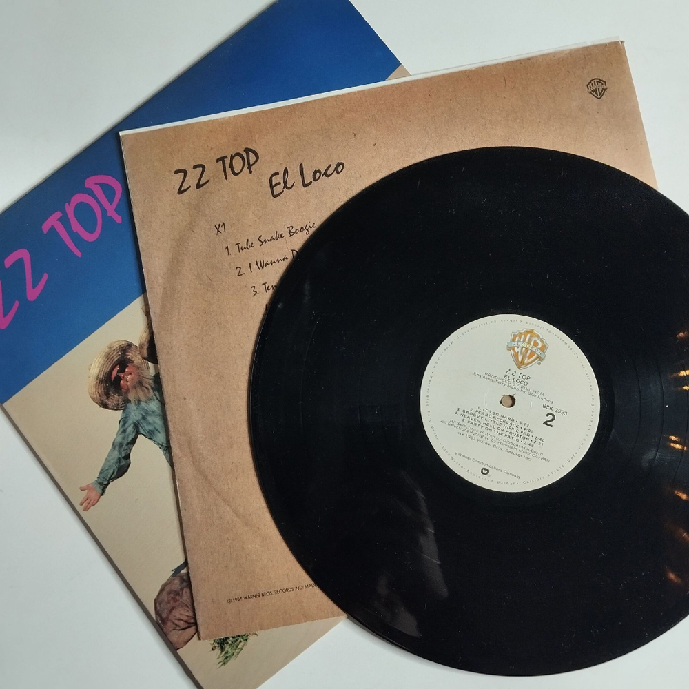 Винтажная виниловая пластинка LP ZZ Top El Loco (USA 1981)