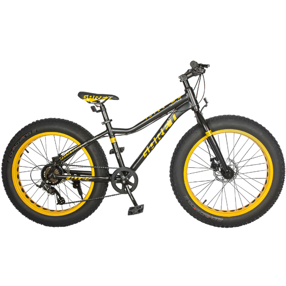 Велосипед TechTeam Garet 24"х14"  черно-жёлтый