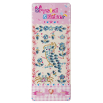 Наклейки-стразы Alingar, акриловые, "Попугай", пакет с европодвесом