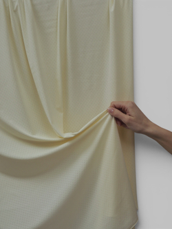 Микрофибра бельевая ажурная матовая эластичная светло-желтая