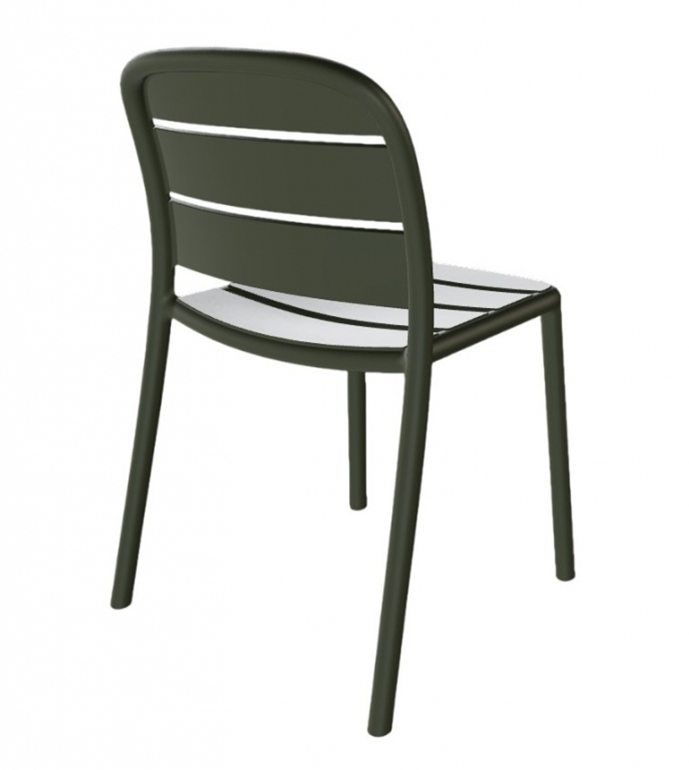 Стул пластиковый Papatya Beykoz-S, кипарисовый