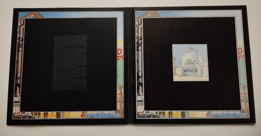 Винтажная виниловая пластинка LP Led Zeppelin The Soundtrack From The Film The Song Remains The Same 2LP (Germany 1976)