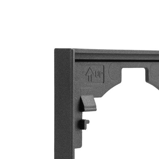 Рамка STRONG 4-постовая графит KRANZ