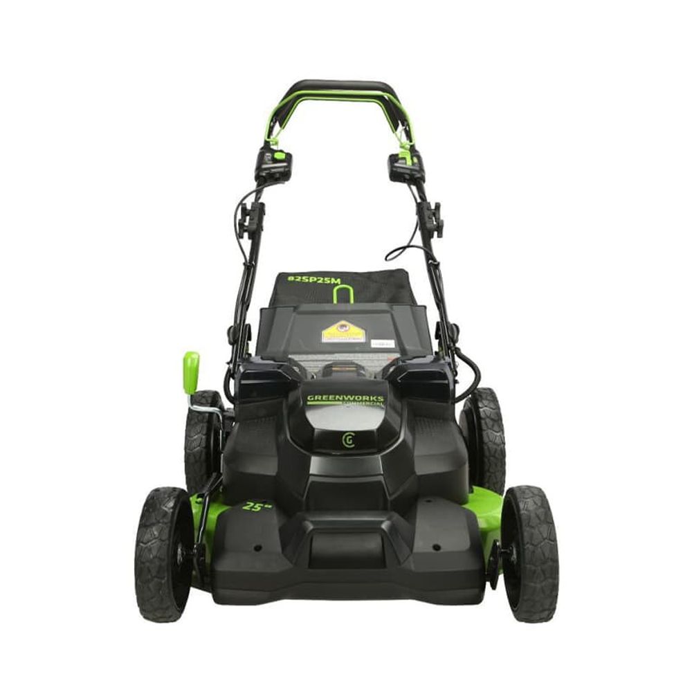 Газонокосилка Greenworks TwinForce GC82LM61Sk5, 82v, 61 см, в комплекте с АКБ 5 А·ч и ЗУ (аккумуляторная, самоходная, 2 ножа)