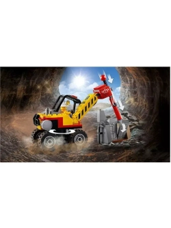 Конструктор Сити Трактор для горных работ 132 детали 10874