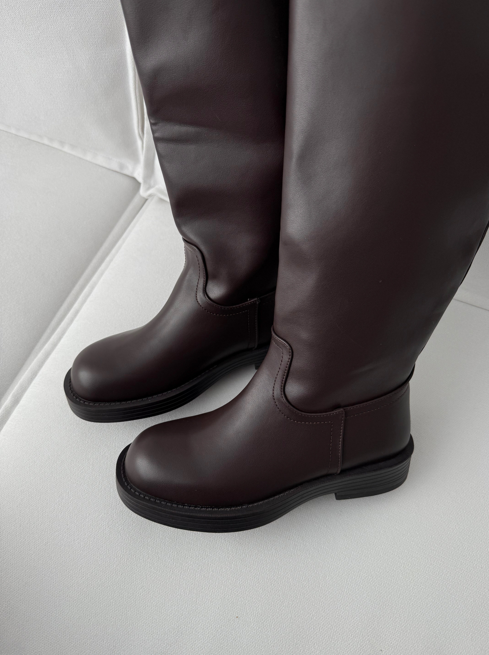 Сапоги из эко кожи