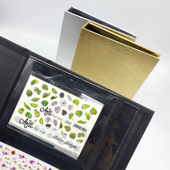 Альбом для слайдеров и наклеек, золото