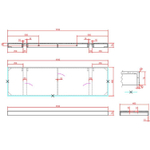 Столешница под раковину Boheme Armadi Art Flat 160 869-160-CLCT, CALACATTA