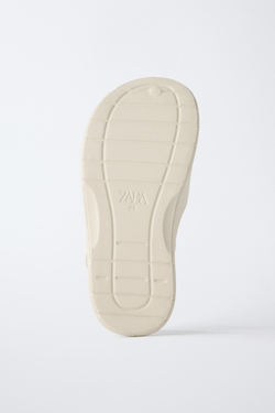 ZARA BAREFOOT САНДАЛИИ, ЭКРЮ