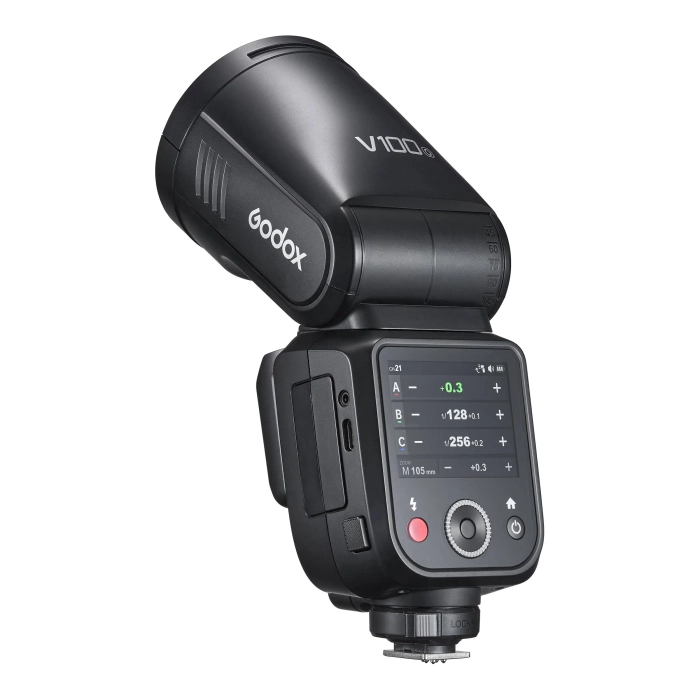 Вспышка накамерная Godox V100O TTL с круглой головкой для Olympus/Panasonic