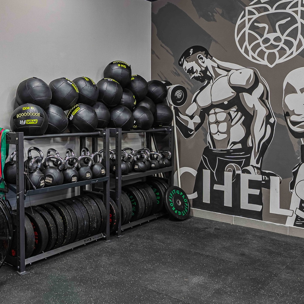Медицинбол набивной (Wallball) PROFI-FIT 6 кг