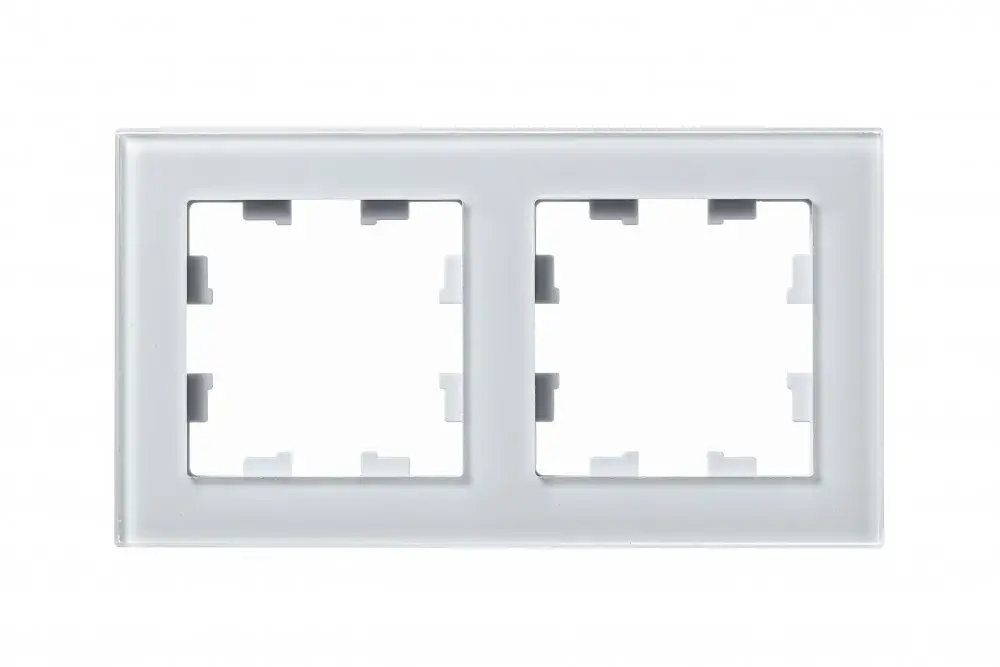 ATLASDESIGN NATURE 2-постовая РАМКА, ОРГАНИЧЕСКОЕ СТЕКЛО БЕЛЫЙ