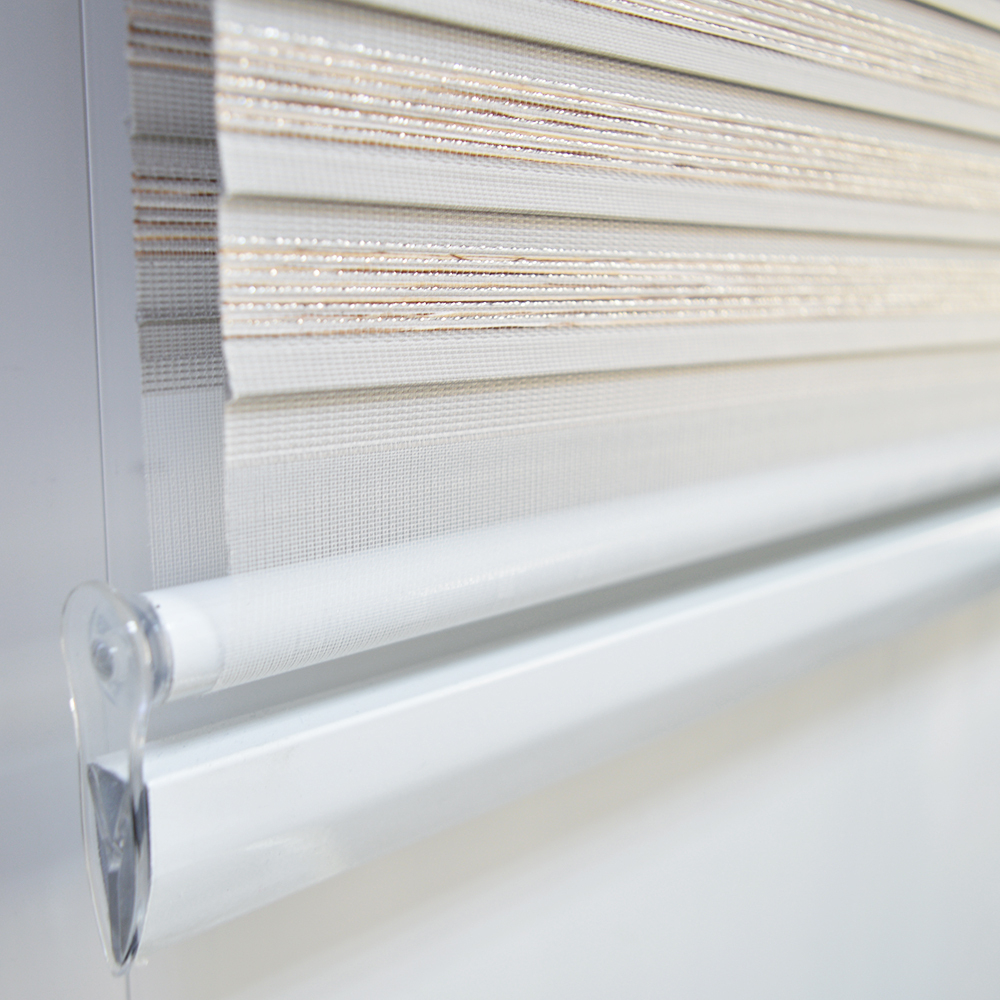 Штора рулонная "День/ночь" 140*160см серая, 110г/м2, NNSR034