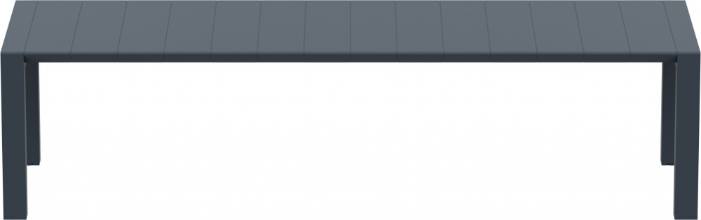 Стол пластиковый раздвижной Siesta Contract Vegas Table XL, темно-серый