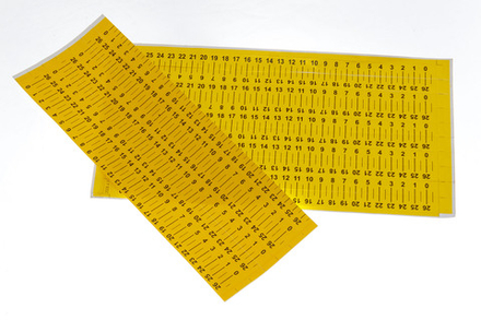 Y-004-00070-0 наклейка линейки