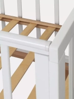 Кровать детская 120*60 RANT "INDY" (арт.866) Cloud White (Без маятника)