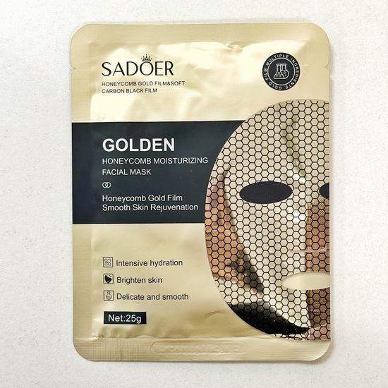 Тканевая маска для лица золото с медом