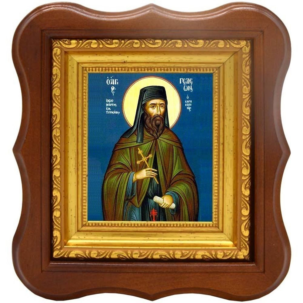 Гедеон Каракалльский, Афонский Преподобномученик. Икона на холсте.
