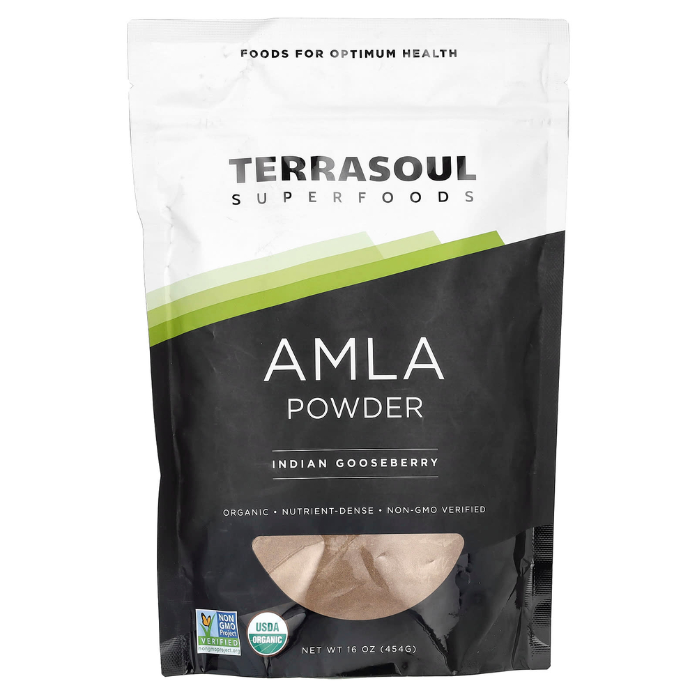 Terrasoul Superfoods, амла в порошке, 454 г (16 унций)