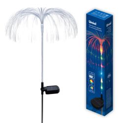 USL-S-821-PT750 JELLYFISH Садовый светильник на солнечной батарее Медуза. 7 светодиодов. RGB свет. 1xАA Ni-Mh аккумулятор в-к. IP44. TM Uniel