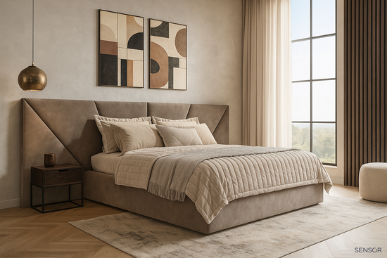 Кровать Ревлон с широким изголовьем