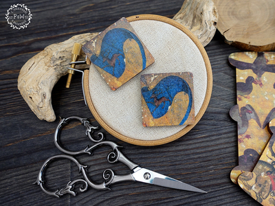 Магнит "Штутгартские карты - Десятка Оленей"