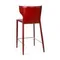 Стул полубарный Austin, кожа ретро-красный