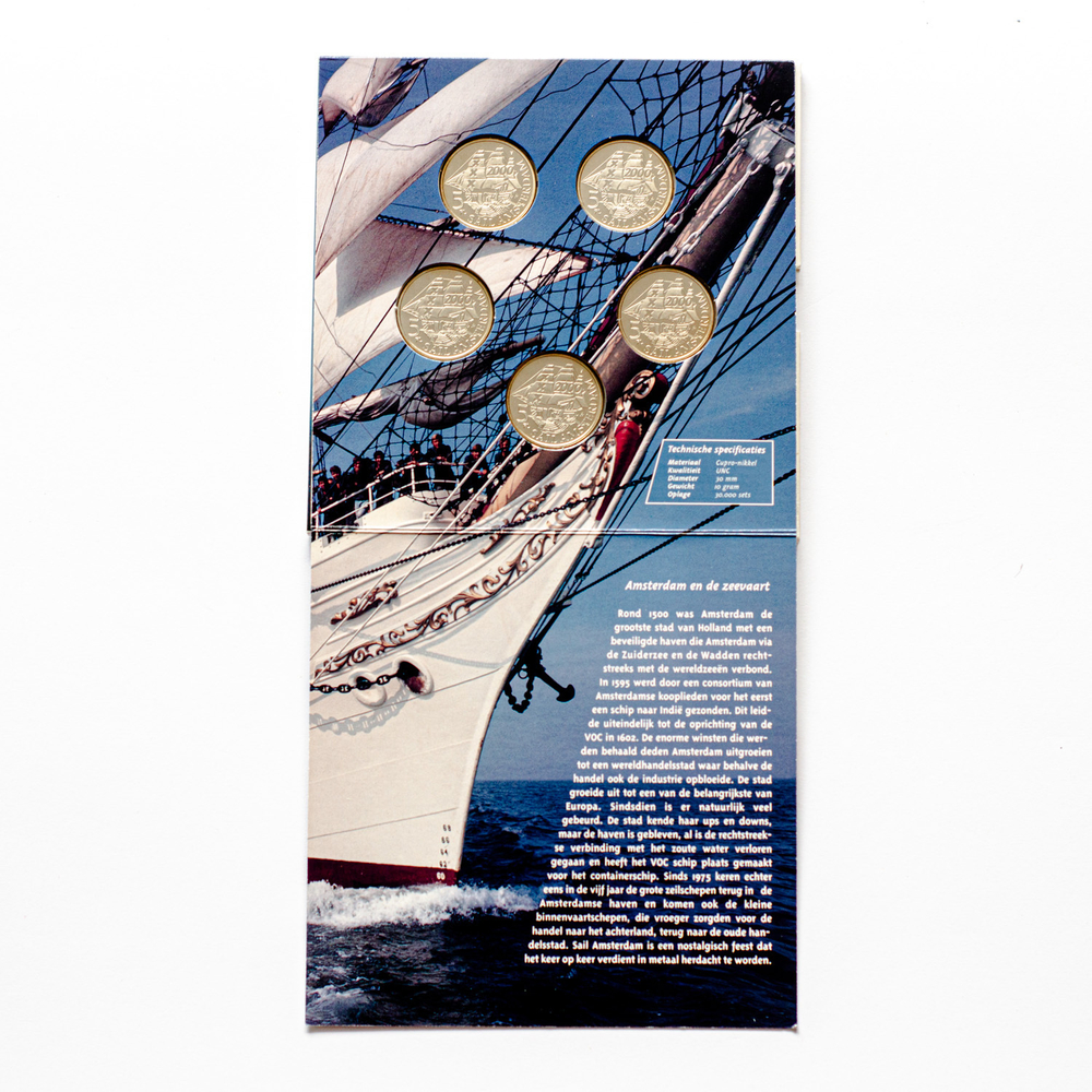 Netherlands 2000 BU Set – "Sailing Ships"