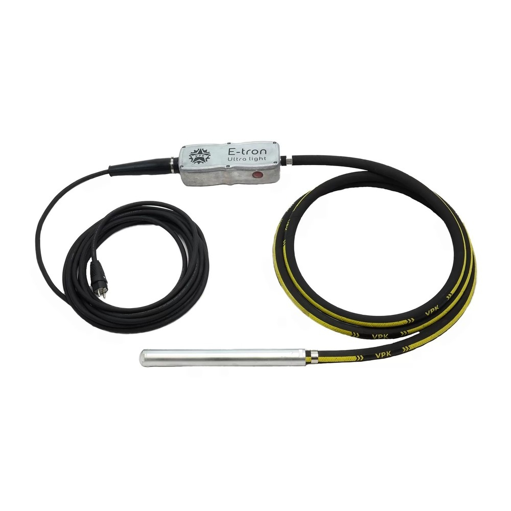 Глубинный вибратор с преобразователем VPK E-tron Ultra light 50