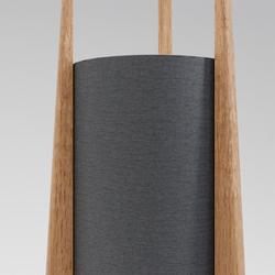 Фактура серого льна и натурального ясеня крупным планом