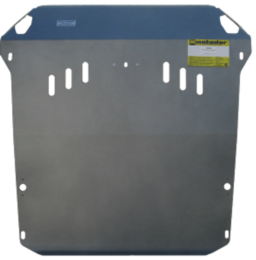 Усиленная защита Motodor картера двигателя, кпп. 5 мм, алюминий. для Ssangyong Actyon New 2010-2013,Ssangyong Actyon New 2013-2015 арт.32804