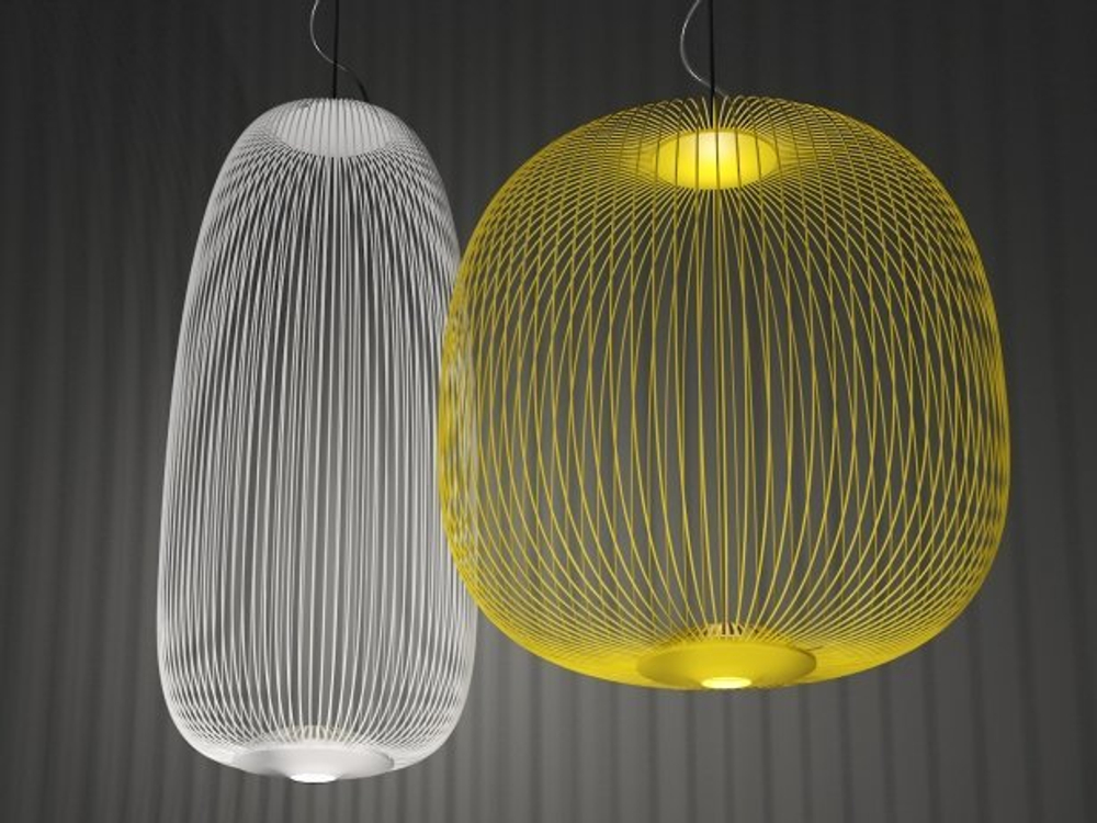 Подвесной дизайнерский светильник  Spokes 1 by Foscarini (белый)