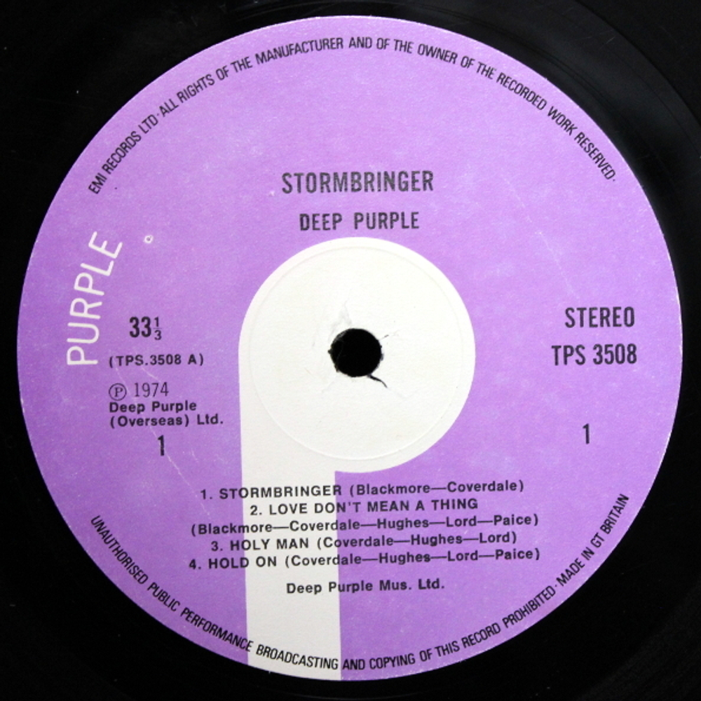 Deep Purple / Stormbringer (LP)