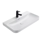 Подвесная тумба-умывальник Comforty Тенерифе-80 белый матовый с раковиной CF19595BX-80