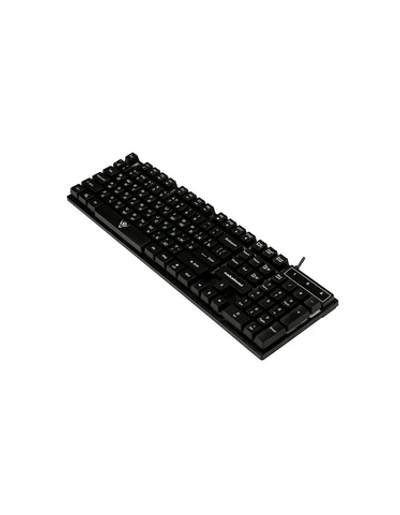Клавиатура KG-23U BLACK Nakatomi Gaming - игровая с RGB-подсветкой, USB, черная