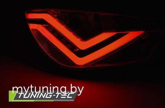 Задние фонари для Seat Ibiza 6J 3D (08-12) LED Chrome