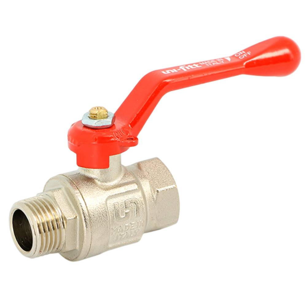 Кран Uni-Fitt НВ 1" полнопроходной, ручка ETALON