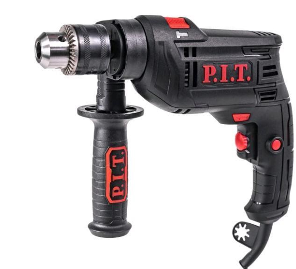 Дрель ударная PSB13-C6  (650Вт, ключевой патрон 13мм, 0-3000 об/мин)  P.I.T.