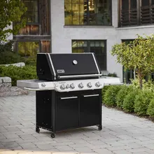 Газовый гриль Weber Summit FS38 E, 7 горелок, вертел, чёрный