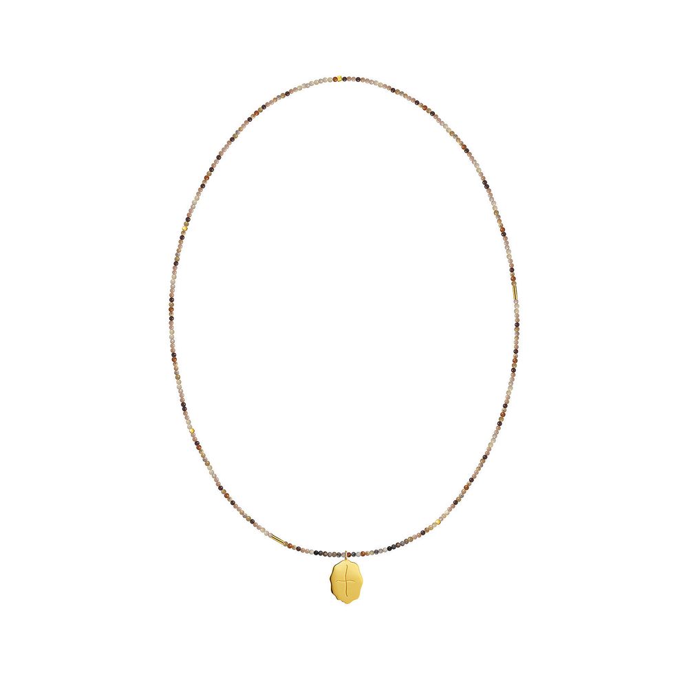 Подвеска на агатовой нити