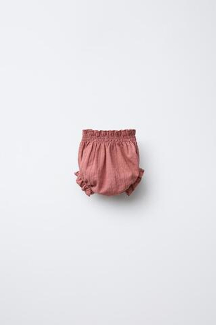 ZARA ОДНОТОННЫЕ ТРУСЫ, ТЕМНО-РОЗОВЫЙ