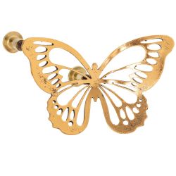 Ручка мебельная Бабочки 110 Амбер