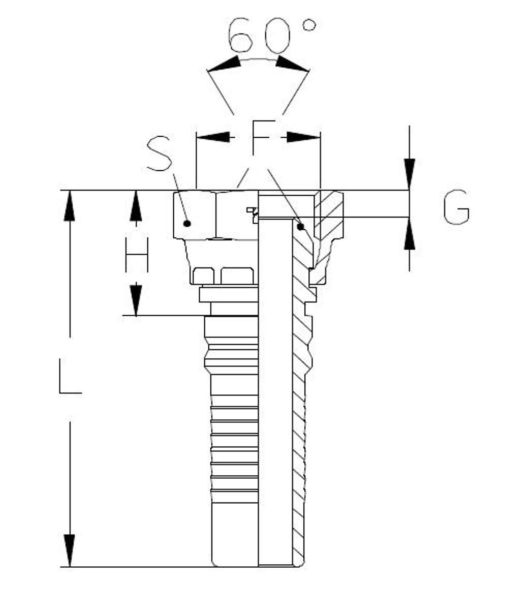 Фитинг DN 50 BSP (Г) 2 Interlock