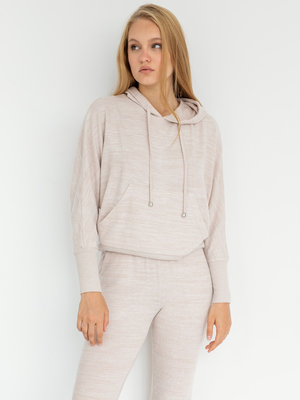 Женский костюм для дома и отдыха (Размер: XXL) (Цвет: бежевый меланж)