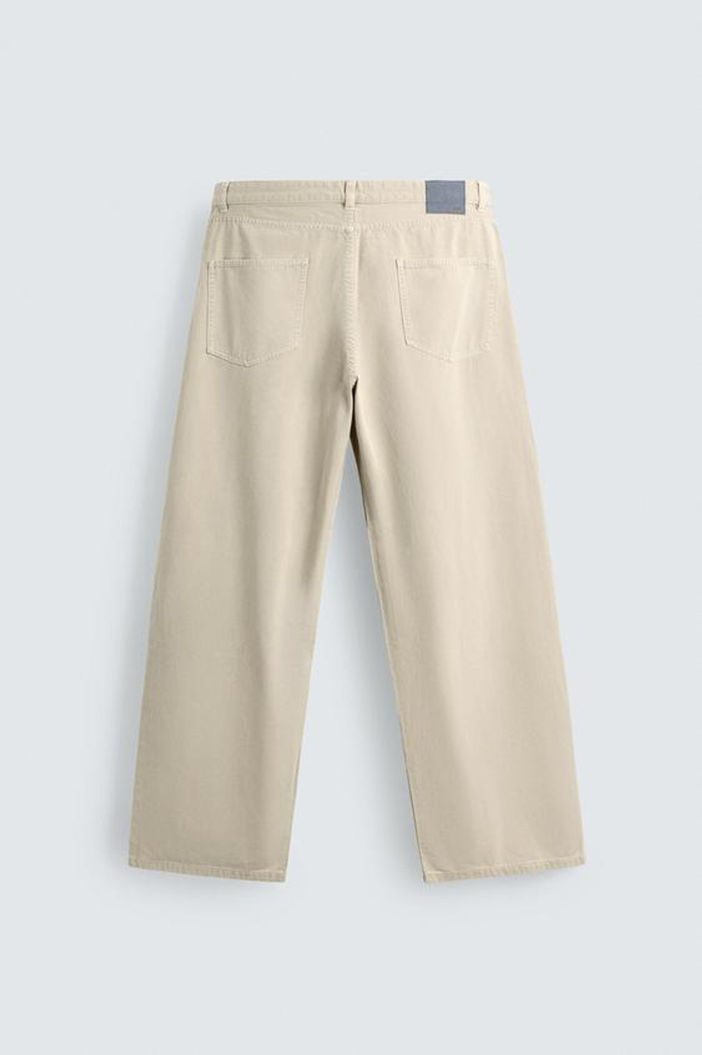 ZARA ДЖИНСЫ BAGGY FIT, ПЕСОЧНЫЙ