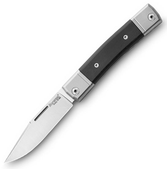 Складной нож Lion Steel "BestMan" L/BM1 EB c клинком из стали Böhler M390 Microclean®, рукоять дерево (Эбен)