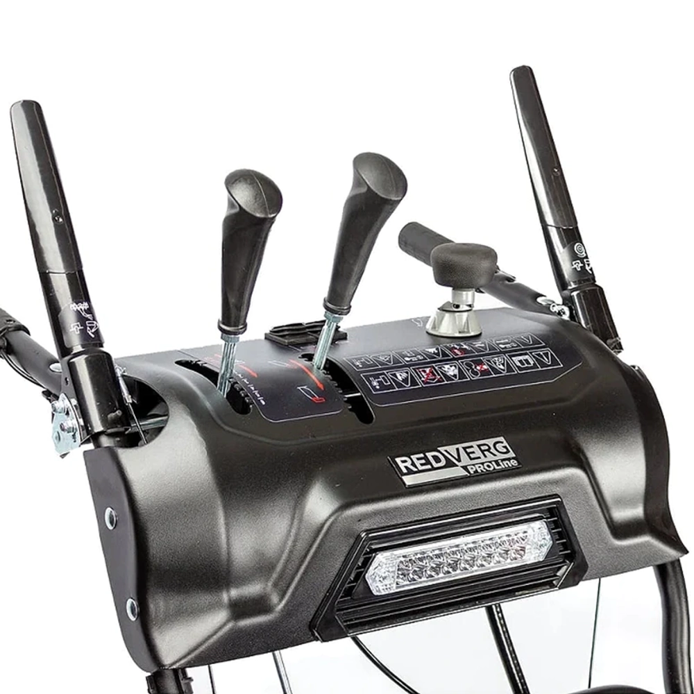 Redverg PROLine RD-SB71/1450BS-E бензиновый снегоуборщик 10 л.с, ковш 71 см, выброс 15 м, 6 вперед/2 назад