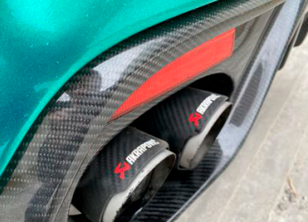 Карбоновый бампер для Jaguar F-Pace 2016-2020 Ягуар