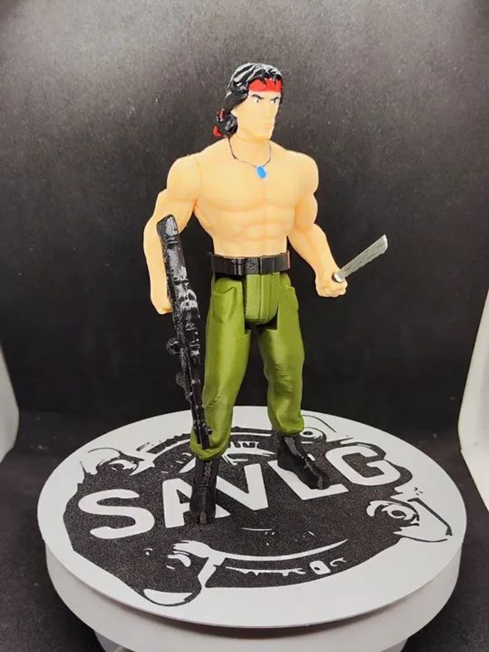 Подвижная фигурка "Джон Рэмбо" (Rambo) Легендарный герой боевиков. Подвижные плечи, таз и голова
